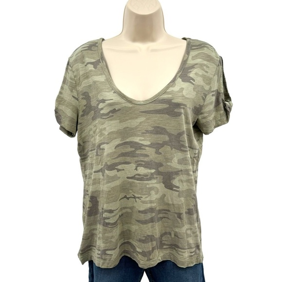 Anthropologie Camo T-Shirt XS - Picture 2 of 7